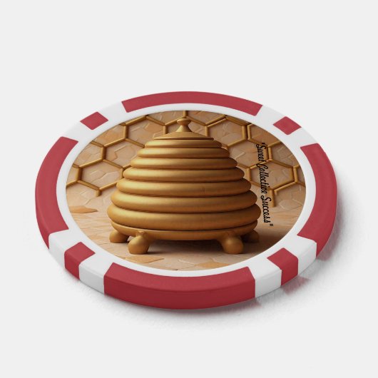 "Beehive Serenity" Poker Chips (Enkel)