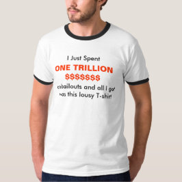 Beëindig de bailouts t-shirt