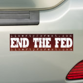 Beëindig de Fed Bumpersticker (Op auto)