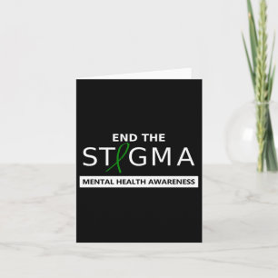 Beëindig het stigma _ May Mental Health Awareness Kaart