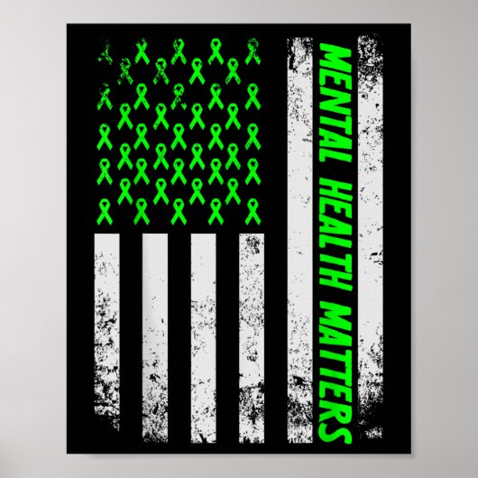 Beëindig het stigma van mentale gezondheid Gi Poster (Voorkant)