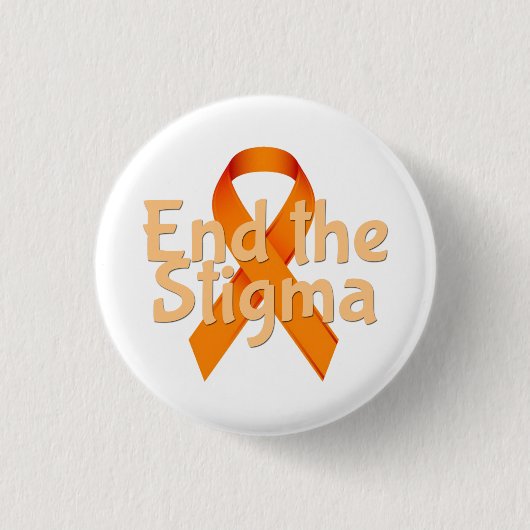 Beëindig Stigma - Mental Health Awareness Button (Voorkant)