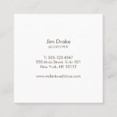 Beekeeper Bees Rustic Wood Carte de visite (Dos)