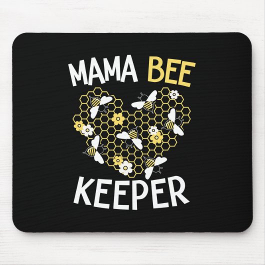 Beekeeper Gift | Mama Bee Keeper Muismat (Voorkant)