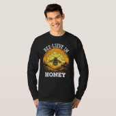 Beekeeper  Ideas Bee lieve Beekeeping Apiarist T-shirt (Voorkant volledig)
