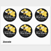 Beekeeper Miel Ferme d'abeilles Stand Étiquette ro (Feuille)