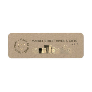 Beekeeper Produit Kraft Mini Étiquettes
