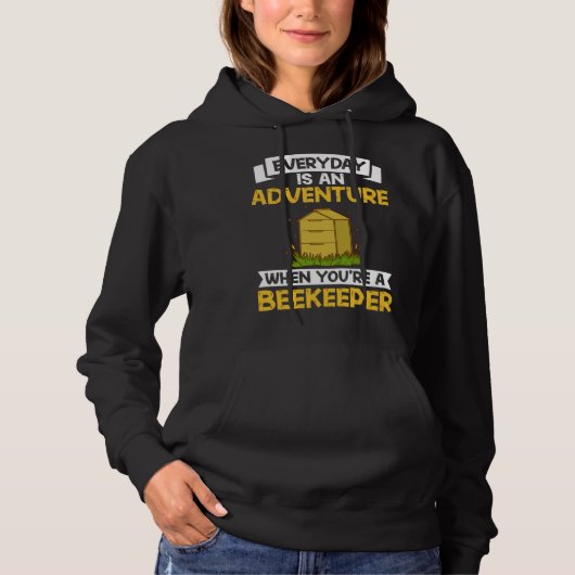 Beekeeping Honey Farmer Bees Beginner Beekeeper  1 Hoodie (Voorkant)