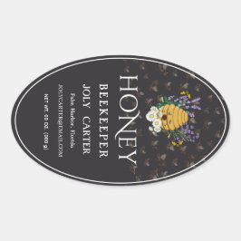 Beekeeping Honey Labels | Honeybee & Honeycomb Des