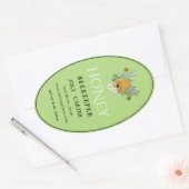 Beekeeping Honey Labels | Honeybee & Honeycomb Des (Envelop)