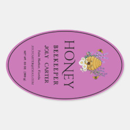 Beekeeping Honey Labels | Honeybee & Honeycomb Des