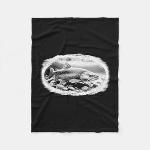 Beekforel droge vliegen vissen liefhebber Fly Tyin Fleece Deken