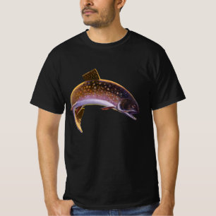 Beekforelvis, Vintage sportvisserij visser T-shirt