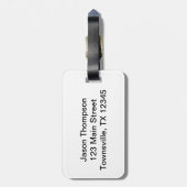  beeld Boeddha Ohm Bagagelabel (Achterkant verticaal)