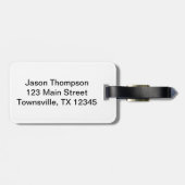  beeld Boeddha Ohm Bagagelabel (Achterkant horizontaal)