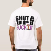 BEELD EN SUCK HET (Drink) T-shirt (Achterkant)