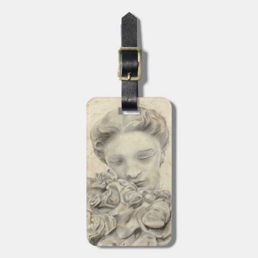 beeld in de tuin I Bagagelabel (Voorkant verticaal)