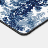 beeld in het landschap Toile-Blue en White Bureaumat (Hoek)