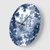  beeld in het landschap Toile-Blue en White Grote Klok (Hoek)