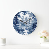  beeld in het landschap Toile-Blue en White Grote Klok (Huis)