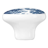 beeld in het landschap Toile-Blue en White Keramische Knop (Zijkant)