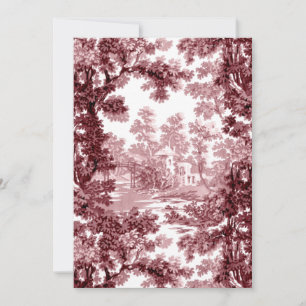 beeld in het landschap Toile-Roze & White Bedankkaart
