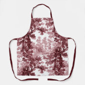 beeld in het landschap Toile-Roze & White Schort (Voorkant)