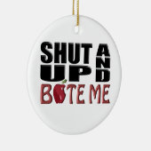 BEELD ME OP EN BITE ME KERAMISCH ORNAMENT (Rechts)