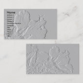 Beeld op ventilatorpetaalontwerp visitekaartje (Voorkant / Achterkant)