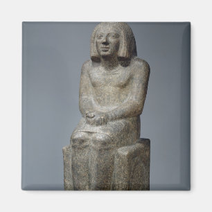 beeld van Ankh, priester van Horus, vroege Dynasti Magneet