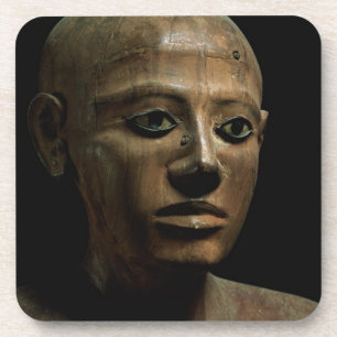 beeld van bondskanselier Nakhti uit Asyut, vroege  Drankjes Onderzetter