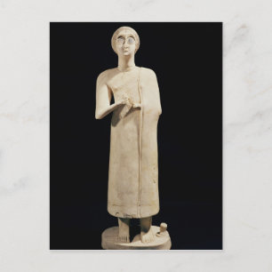 beeld van de Grote Godin, van Tell Asmar Briefkaart