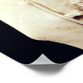 beeld van de Grote Godin, van Tell Asmar Poster (Hoek)