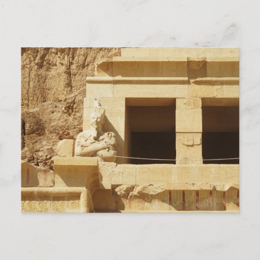 beeld van de koningin Hatshepsut, Hatshepsut Templ Briefkaart (Voorkant)