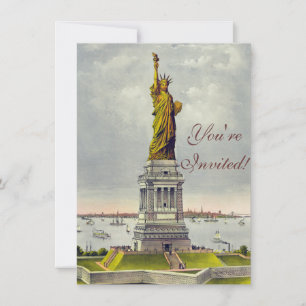 beeld van de reis van Liberty New York Kaart
