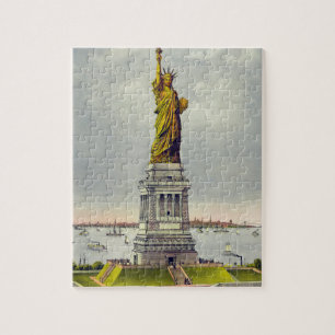 beeld van de reis van Liberty New York Legpuzzel