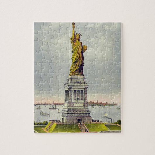  beeld van de reis van Liberty New York Legpuzzel (Verticaal)