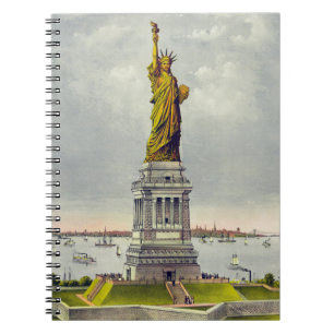  beeld van de reis van Liberty New York Notitieboek