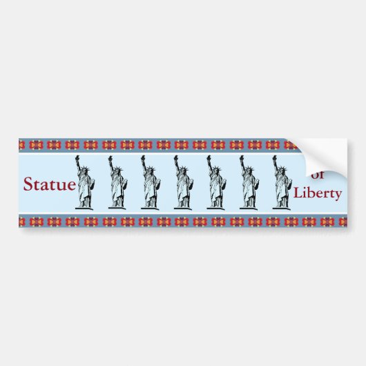 Beeld van de Vrijheid bumpersticker (Voorkant)