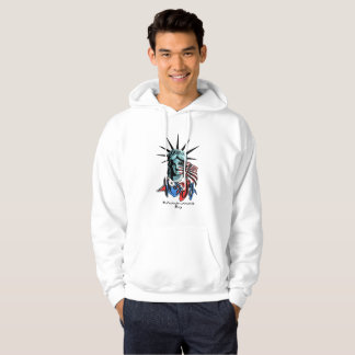 Beeld van de Vrijheid Line Art Hoodie - NYC Straat