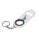 Beeld van de vrijheid mini flessenopener (Voorkant Gekanteld)