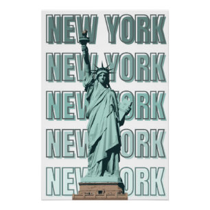 Beeld van de Vrijheid New York poster Perfect Poster