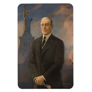 Beeld van de Vrijheid & President Woodrow Wilson Magneet