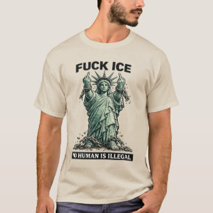 Beeld van de Vrijheid Protest • Geen Mens is Illeg T-shirt