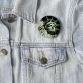 Beeld van de Vrijheid Ronde Button 5,7 Cm (In situ)