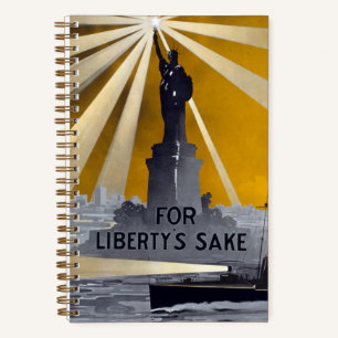Beeld van de Vrijheid Toorts & US Navy Tweede Were Notitieboek