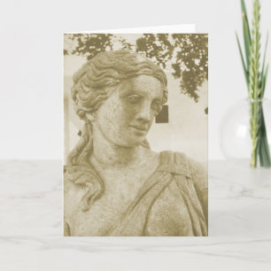 beeld van een dame kaart