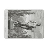 beeld van een satyr met een hoop druiven, Versa Magneet (Horizontaal)