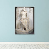 beeld van Euripides Canvas Afdruk (Insitu (Houten vloer))