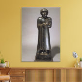 beeld van Gudea, Prins van Lagash, Neo-Sumerian, f Canvas Afdruk (Insitu (Woonkamer))